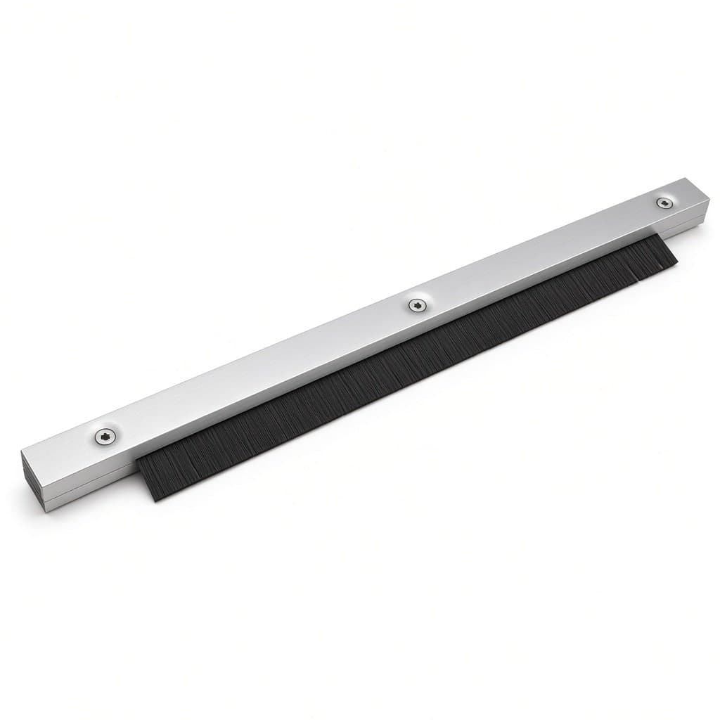 Anti-Static ESD Carbon Fibre Strip Brush, 1100 mm, 20 x 30 mm Aluminium Holder