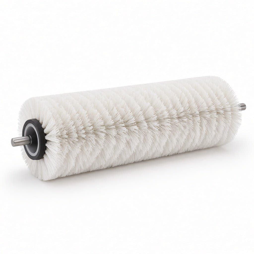 High-Density Crimped Nylon Roller Brush, Ø178 × 650 mm