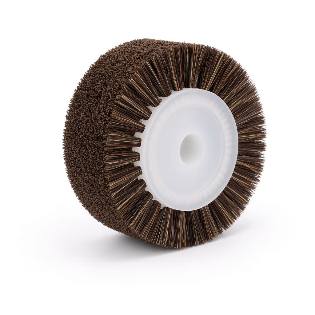 Natural Horsehair Roller Brush, Ø180 × 130 mm