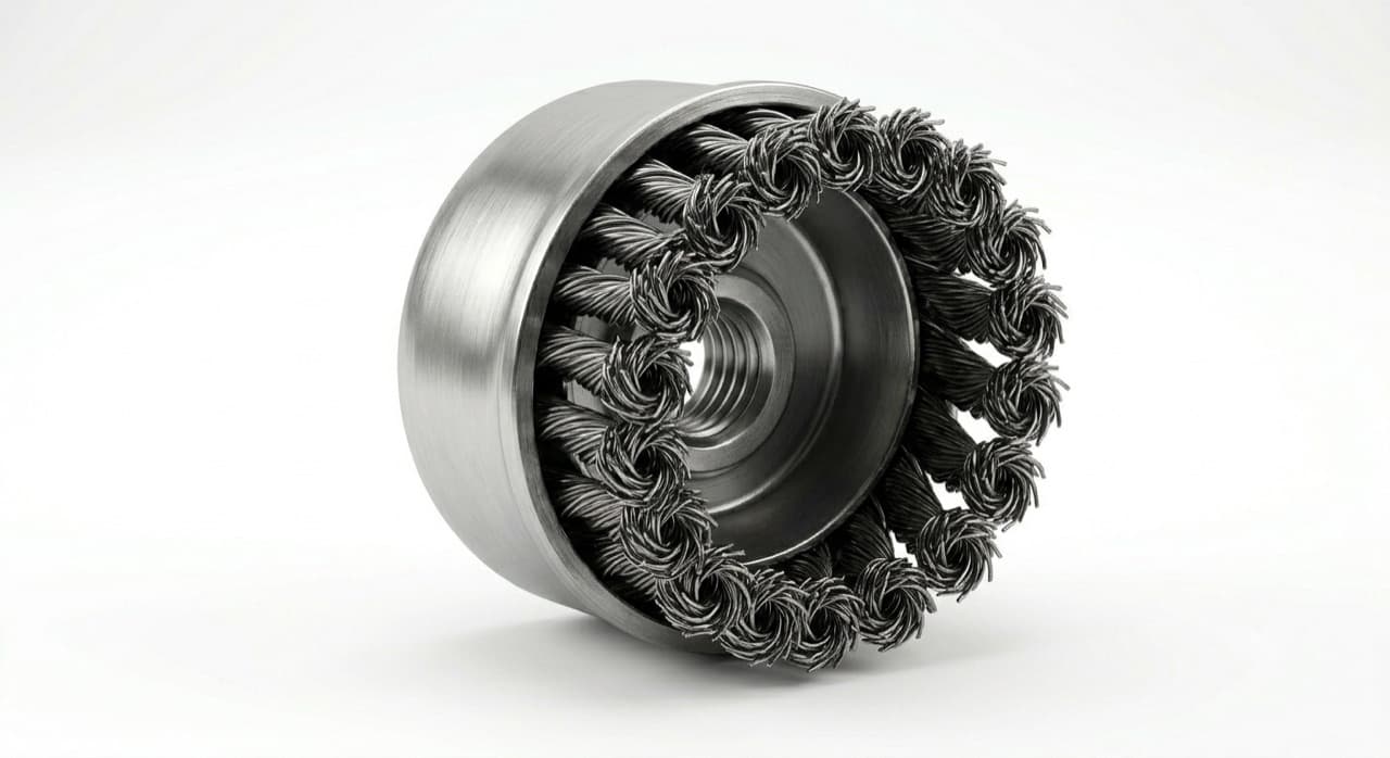 Knotted / Twist Wire Cup Brush