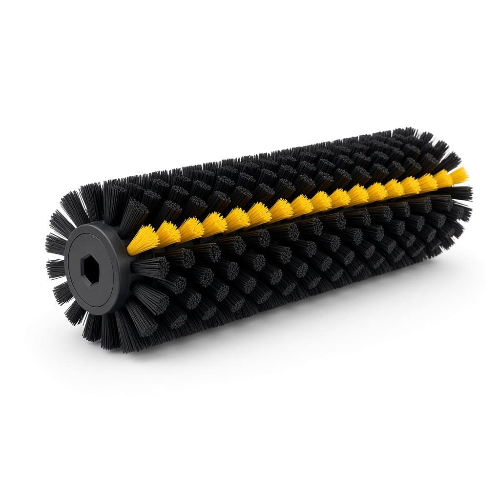 Cylindrical Roller Brush for Rotowash-Type Floor Scrubbers