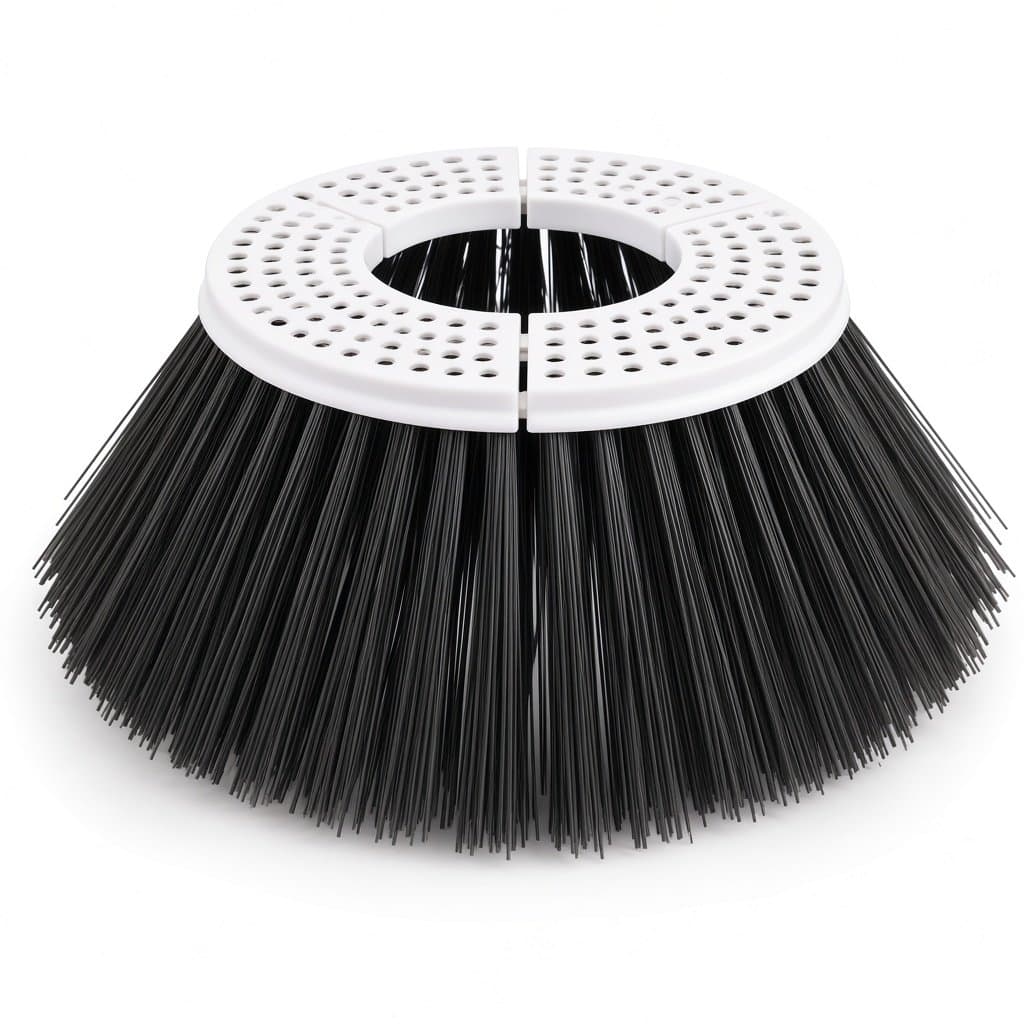 Gutter Broom for Scarab Magnum, 4-Segment Flat Steel Wire