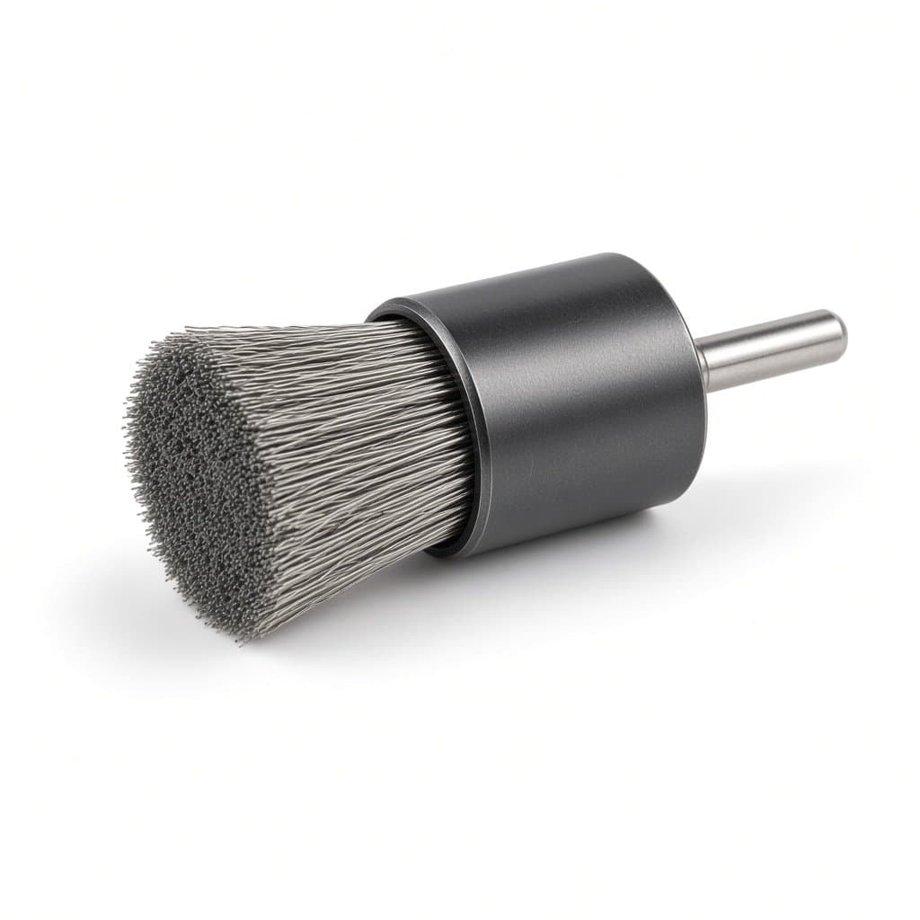Stainless Steel Wire End Brush, Ø25 × 70 mm