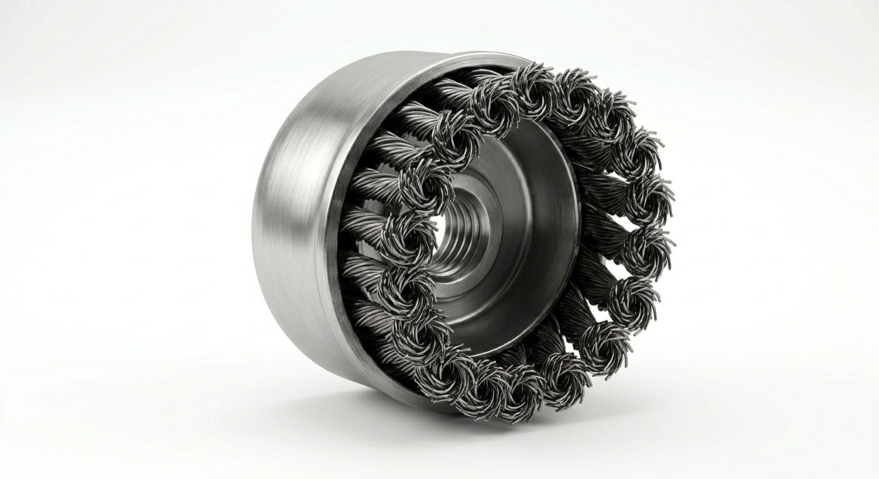 Knotted / Twist Wire Cup Brush