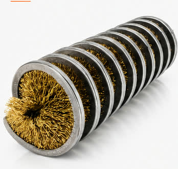 Spiral Wound Coil Brush