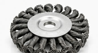 Twist Knot Wheel Brush